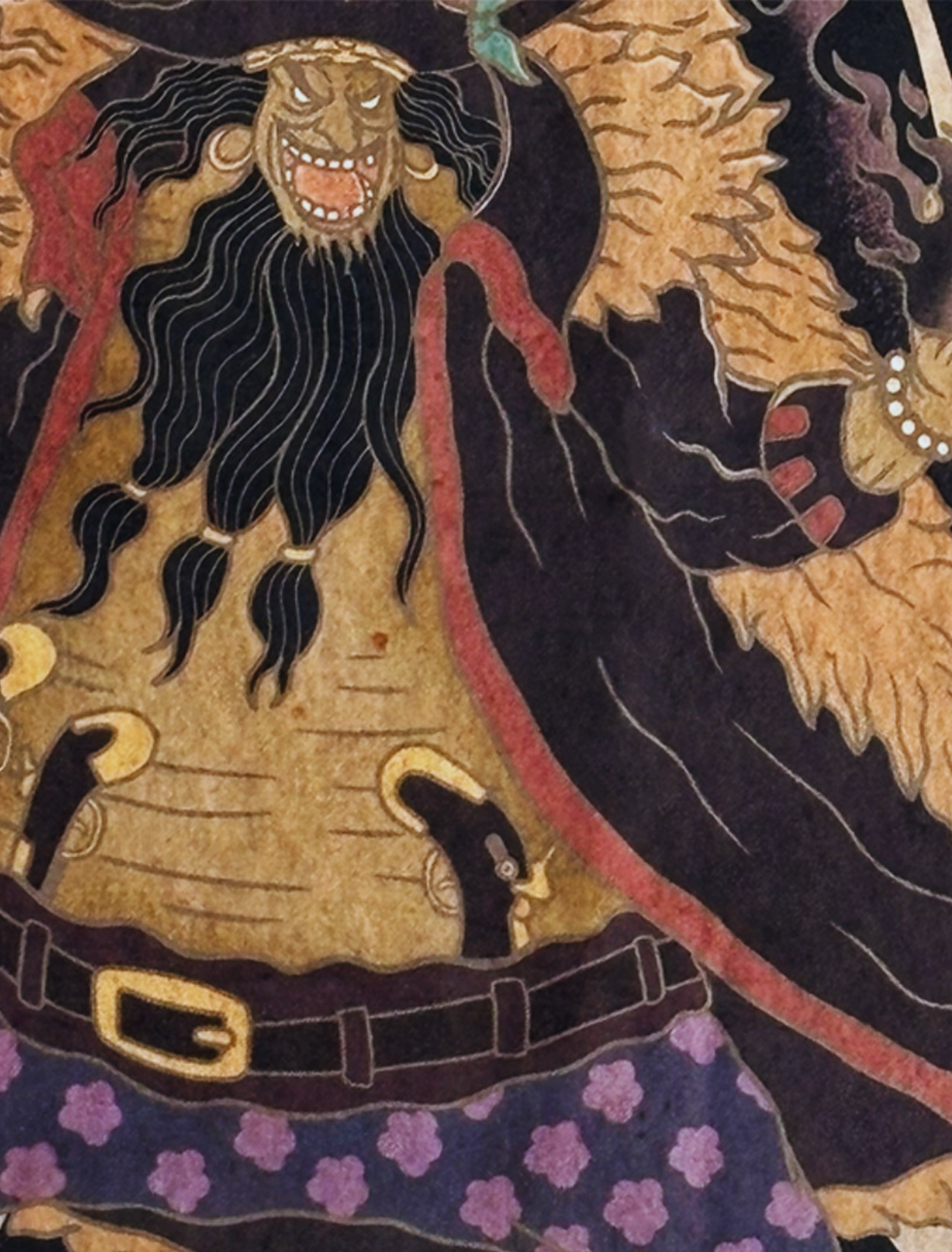 Old Japan Blackbeard 1-Player Cloth Playmat - sleevechief