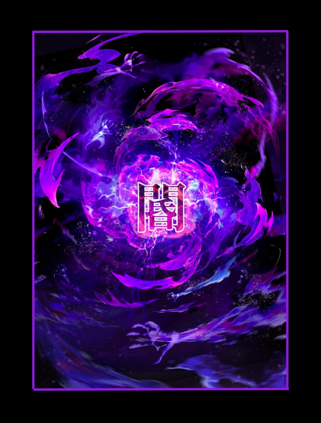 ELITE SERIES - DARKNESS HOLO SLEEVES (70 PCS)