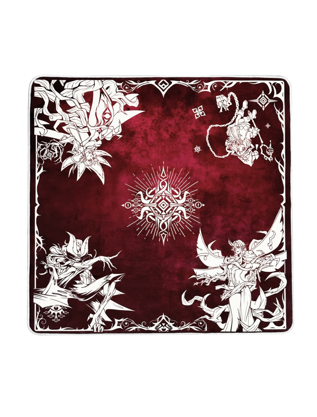 Wicked Salvation Alfombra de tela para 2 jugadores