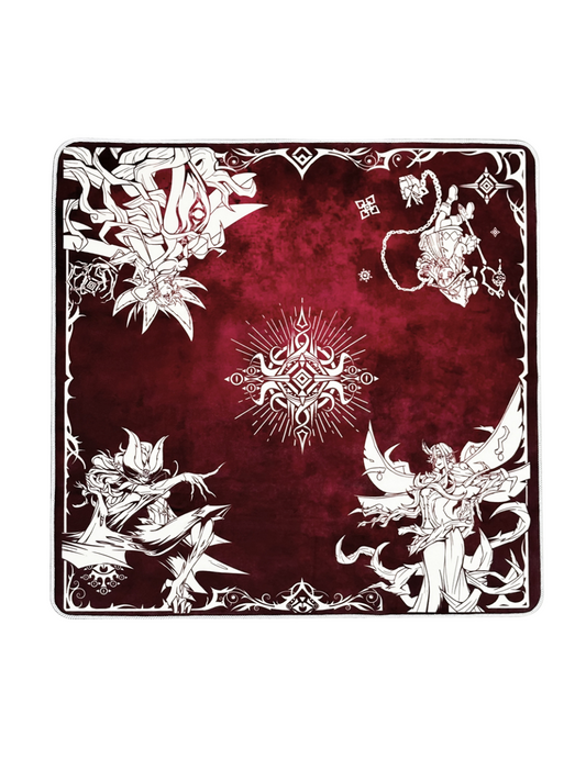 Wicked Salvation Alfombra de tela para 2 jugadores
