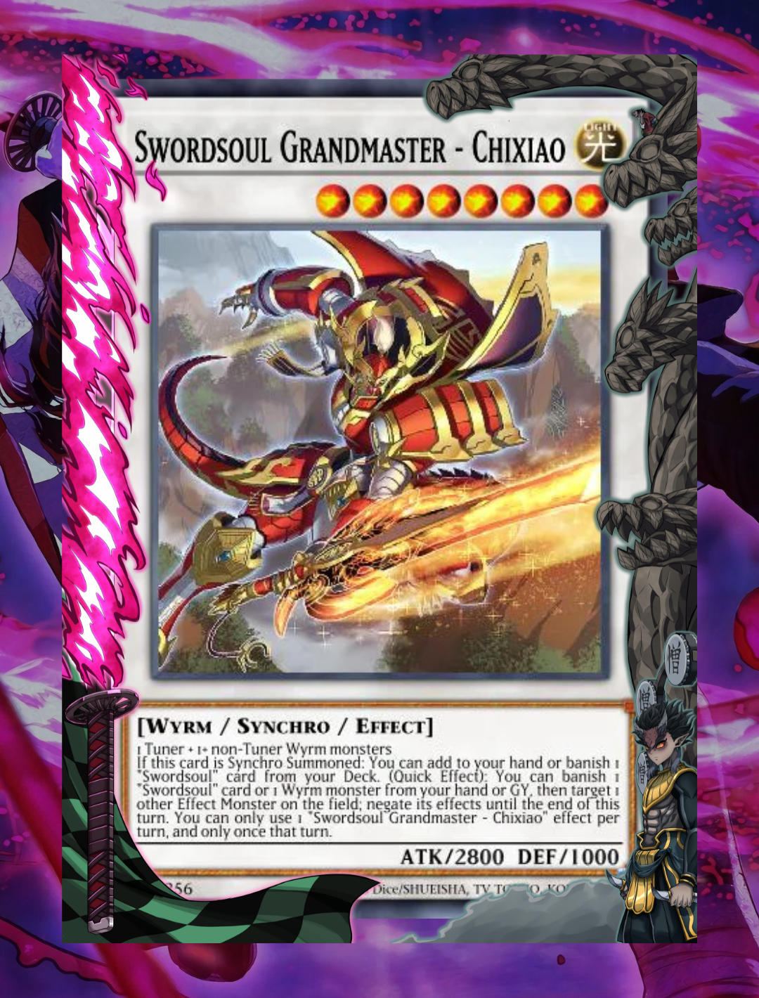 Tanjiro Frame Border | Moon Frame Border | sleevechief