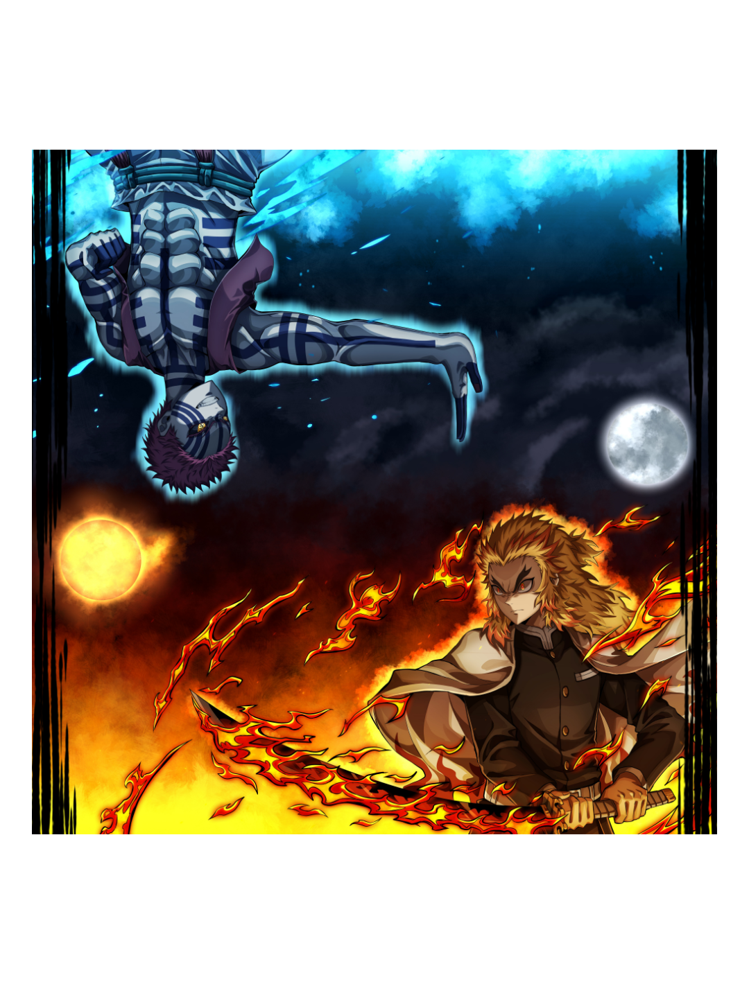 Flames Cloth Playmat | Player Cloth Playmat | sleevechief