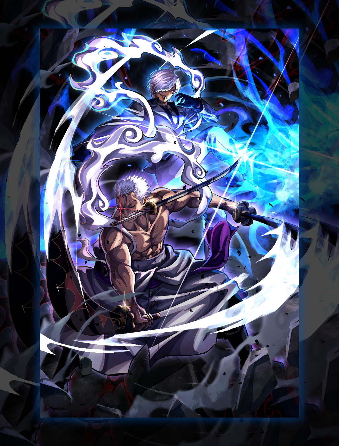 Gear 5 Crew - Vers. 2 Holo Sleeves (70 PCS) - sleevechief