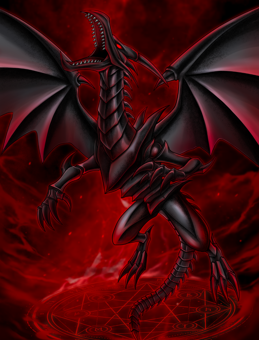 Legendary Black Dragon Holo Card Sleeves (70 PCS)