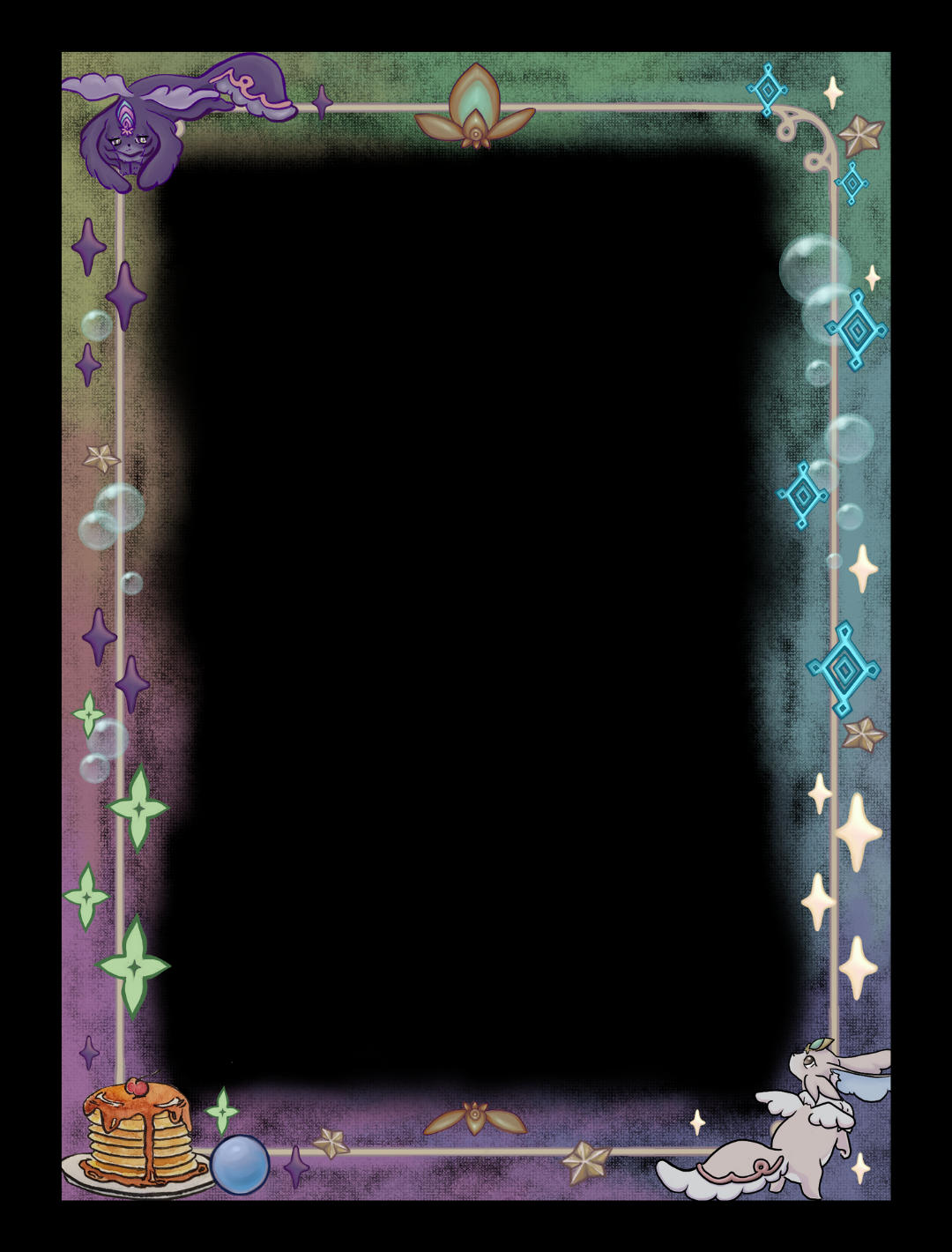 Yugioh Purrely Border Sleeve