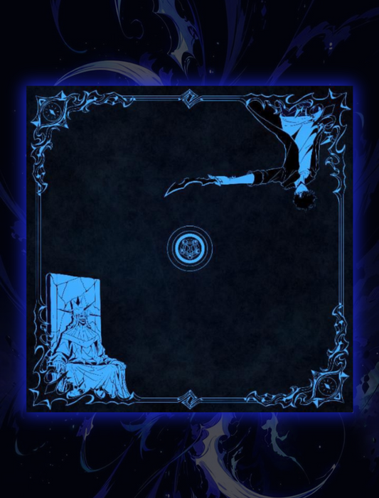 Hunter Fate Alfombra de juego de tela para 2 jugadores