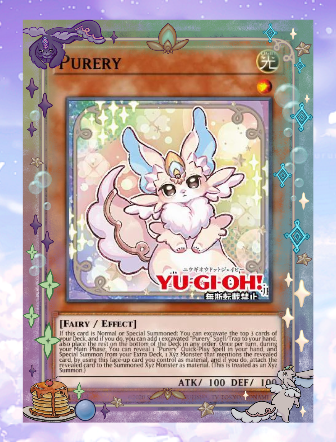 Yugioh Purrely Border Sleeve