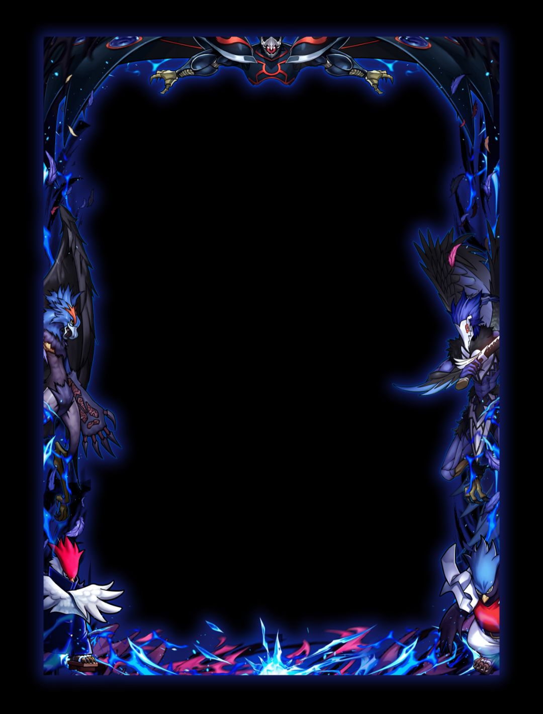 Black Winged Storm - Manchons de bordure (70STK)