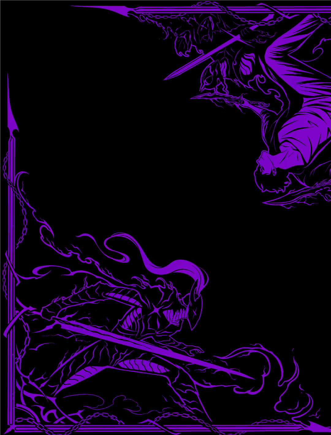 Darkness Hunter Cloth Playmat Darkness Hunter Cloth Playmat