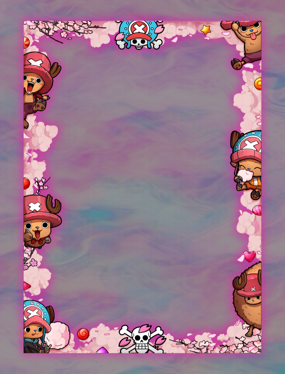 Mr Cotton Candy - Manchettes Border (70STK)