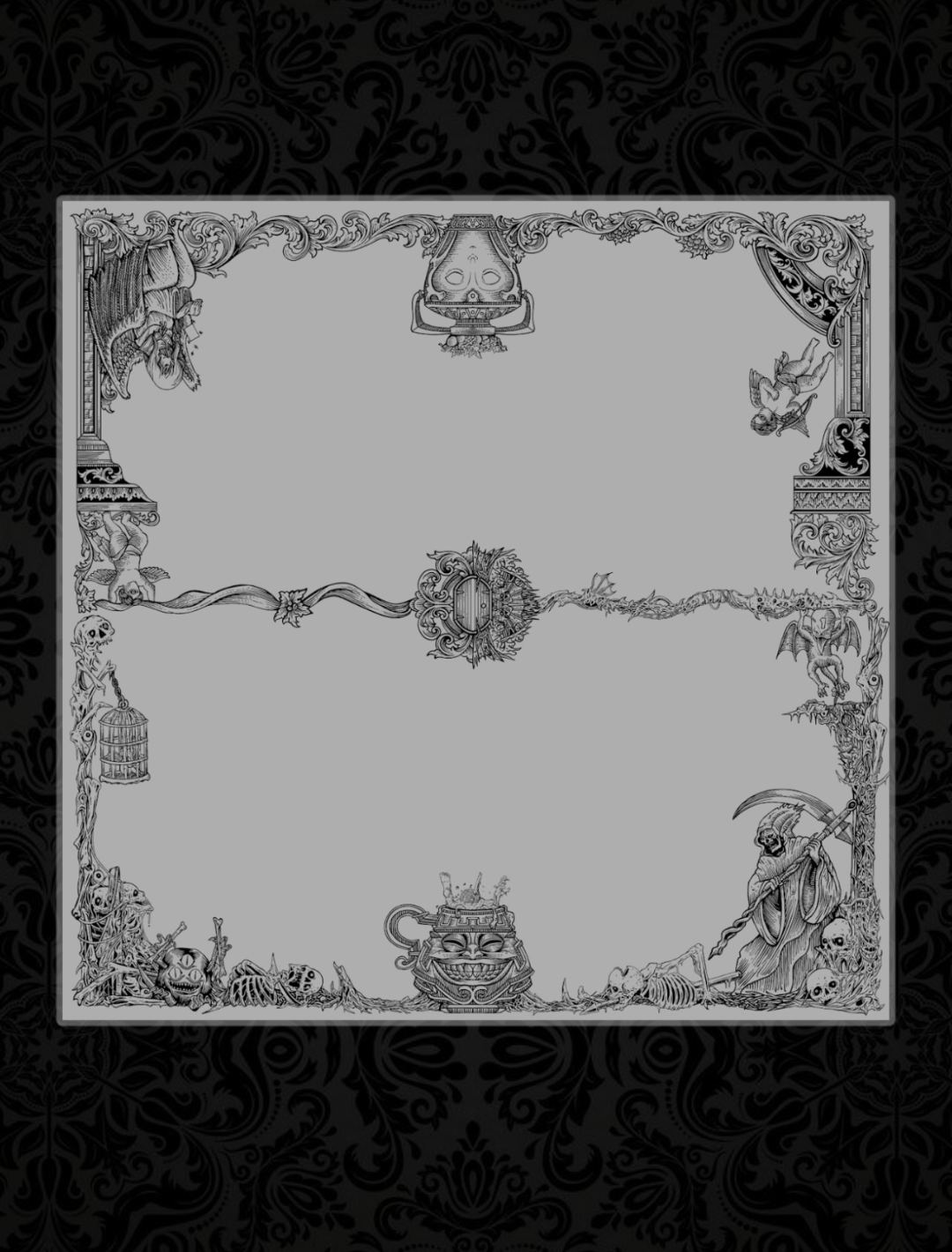 Hell & Hell 2-Player Tissu Playmat