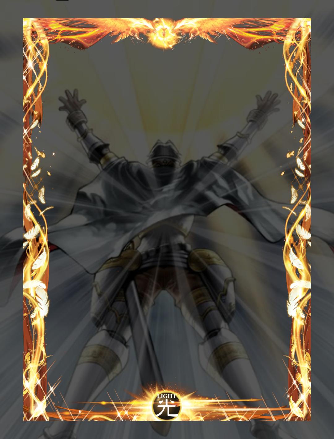 Light - Yugioh Border Sleeves (70stk)
