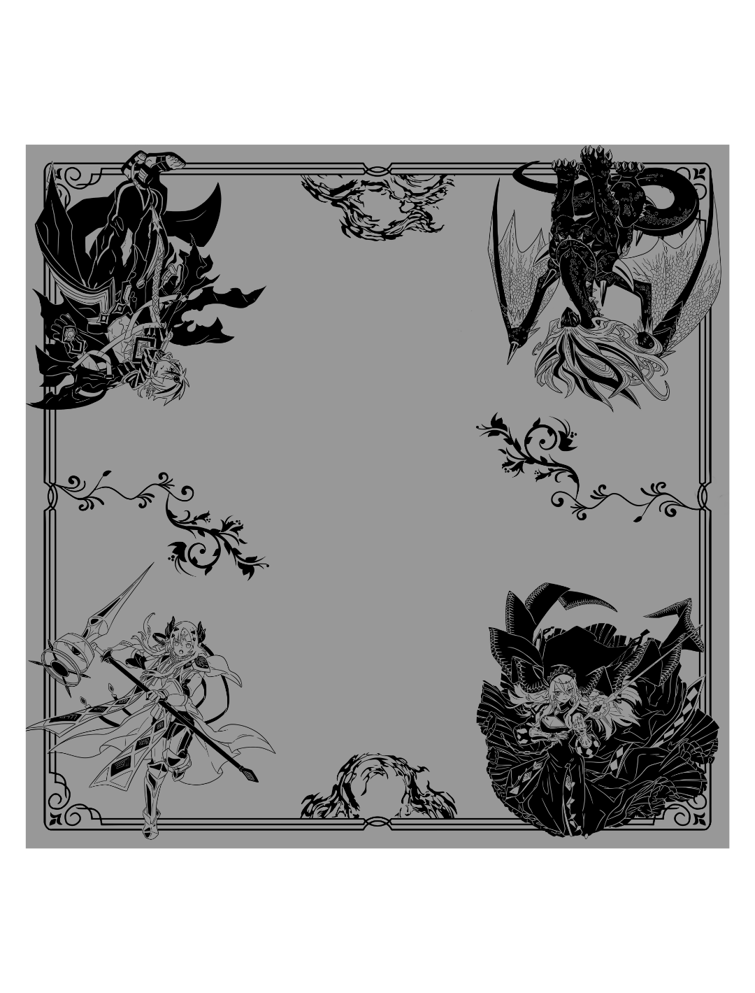 BRANDED 2-Player Cloth Playmat - sleevechief