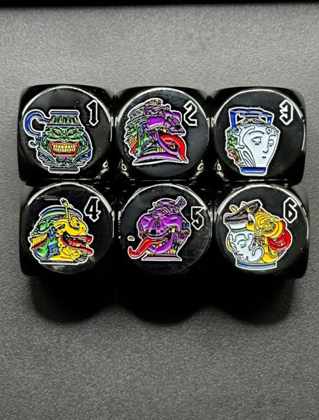 Pot of All Metal Dice (Set of 2) - sleevechief