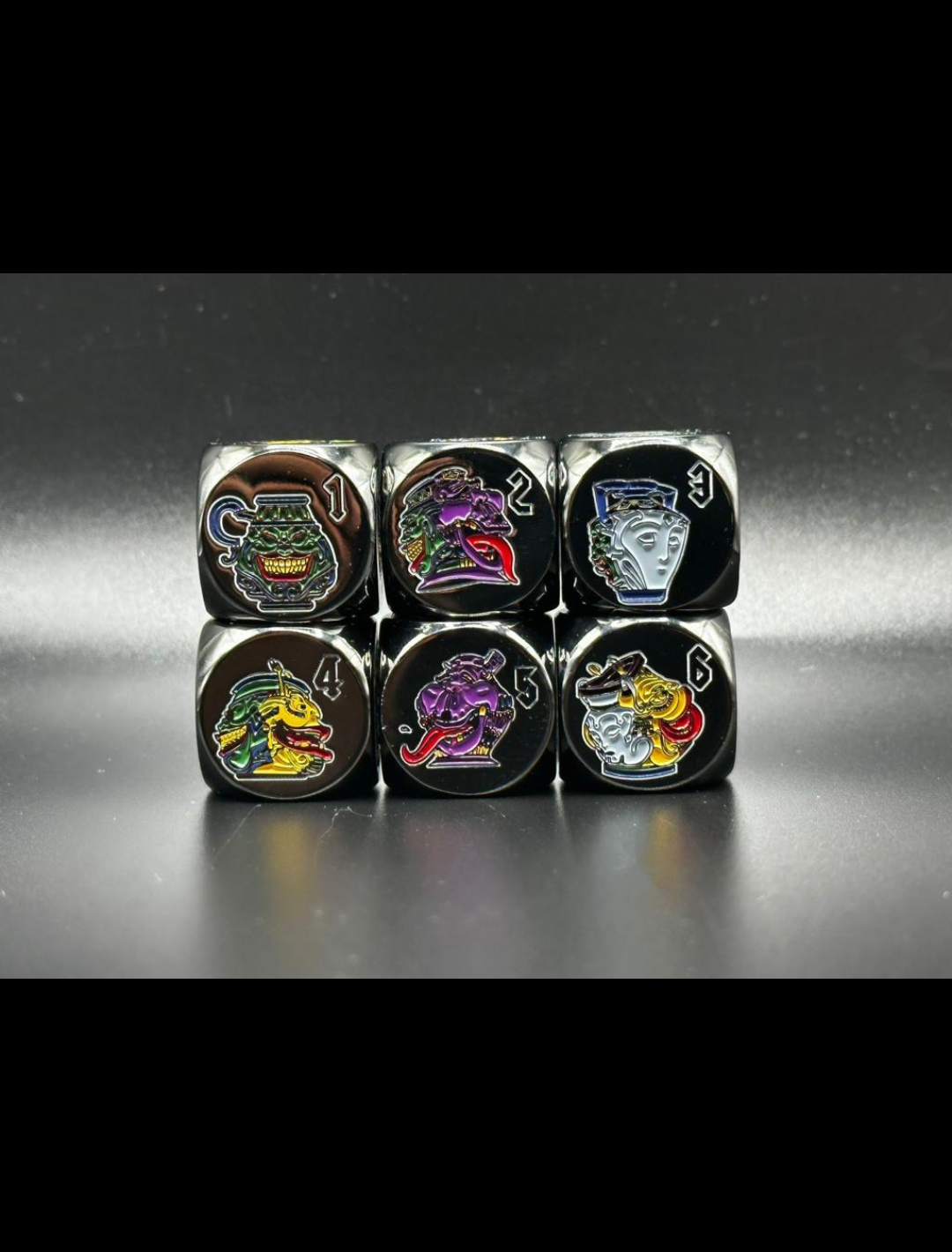 Pot of All Metal Dice (Set of 2) - sleevechief