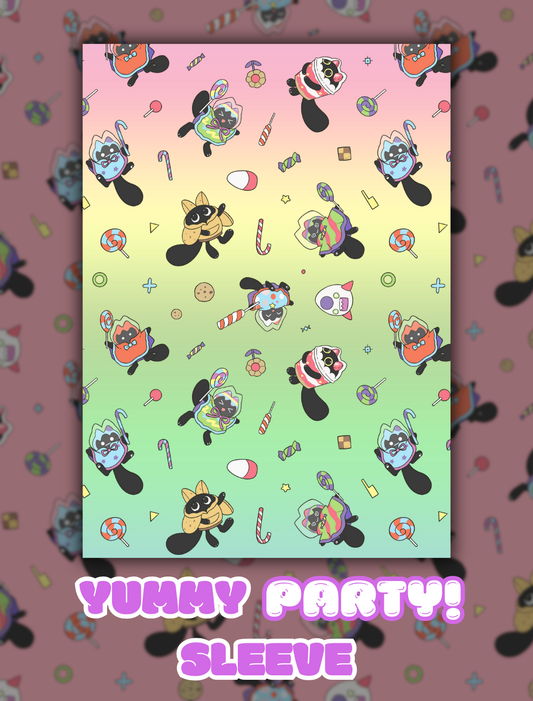 Yummy Party Holo Card Sleeves (70 PCS)