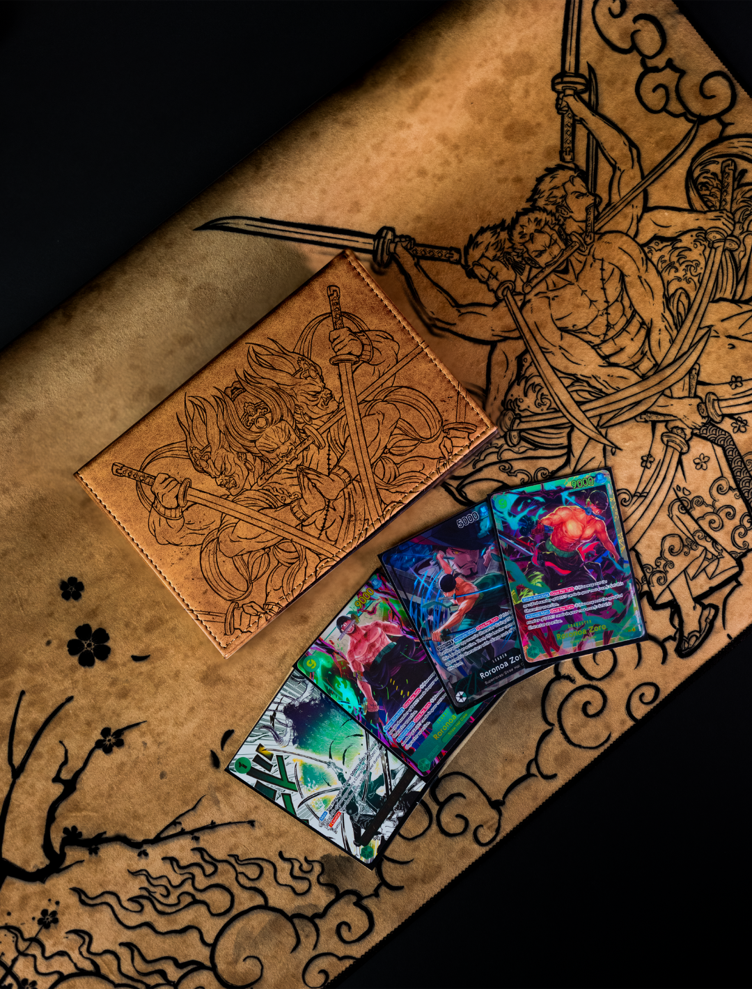 Old Japan Pirate Hunter 2-Player Cloth Playmat