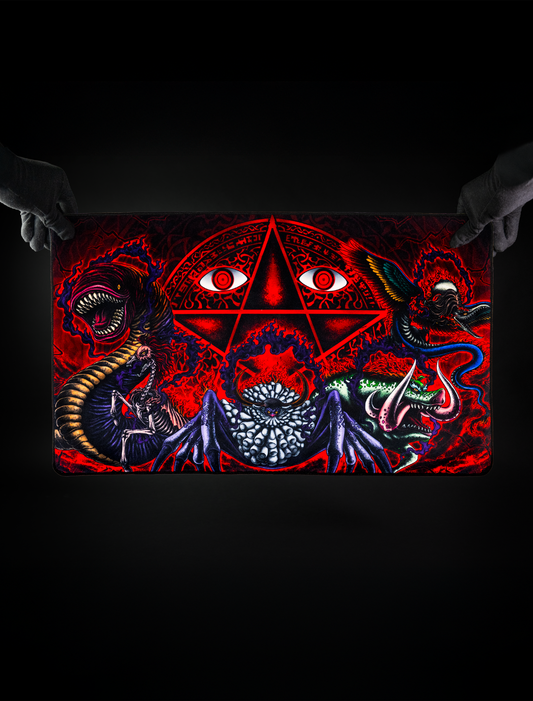 Five Dark Elders - 1-Player Cloth Playmat - sleevechief