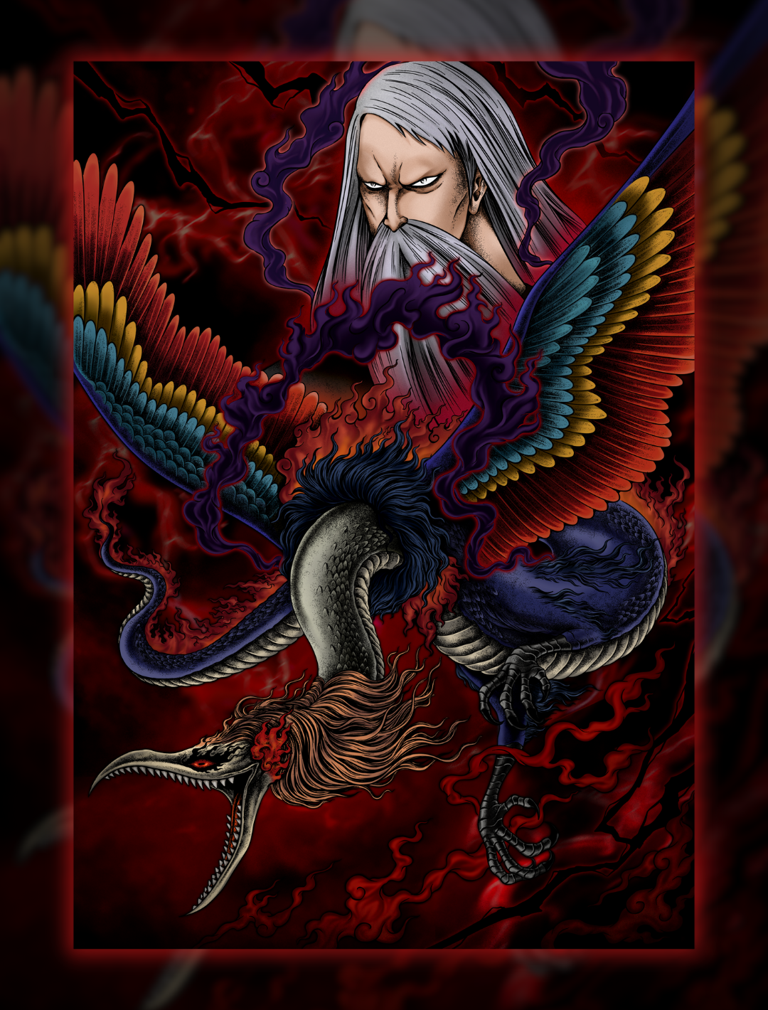 Five Dark Elders Mars - Holo Sleeves (70 PCS) - sleevechief