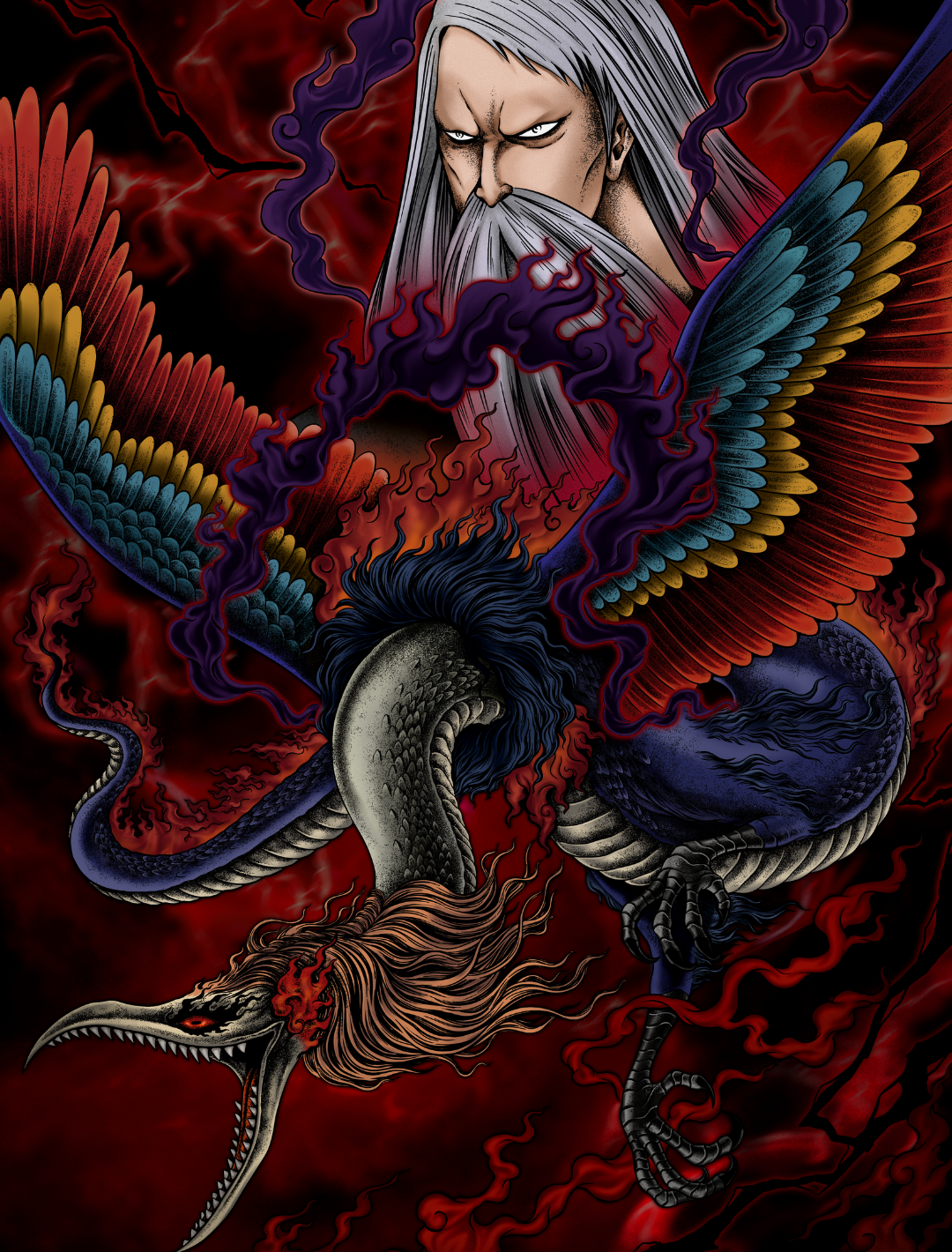 Five Dark Elders Mars - Holo Sleeves (70 PCS) - sleevechief