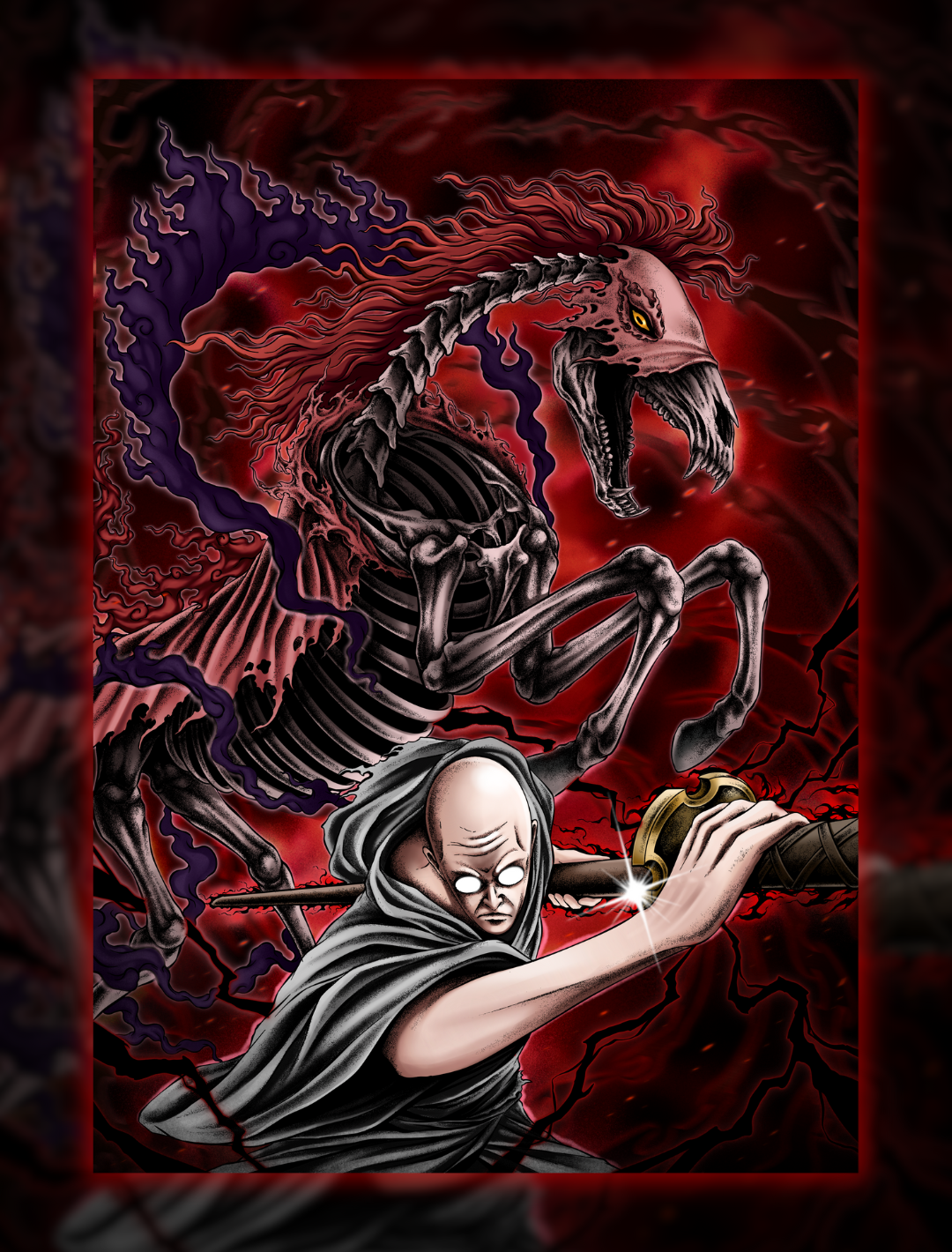 Five Dark Elders Venus - Holo Sleeves  (70 PCS) - sleevechief