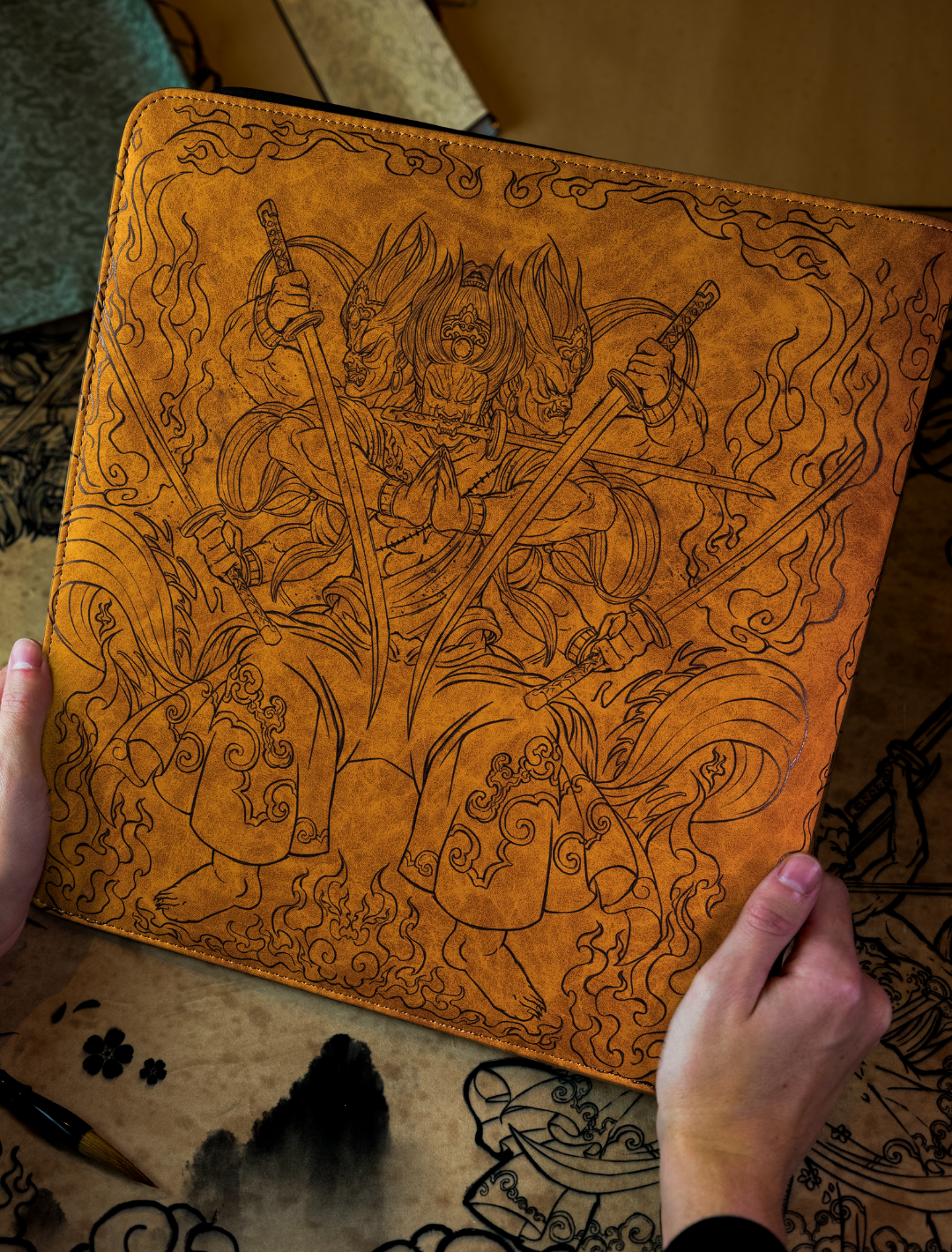 Old Japan Pirate Hunter Trading Card Binder