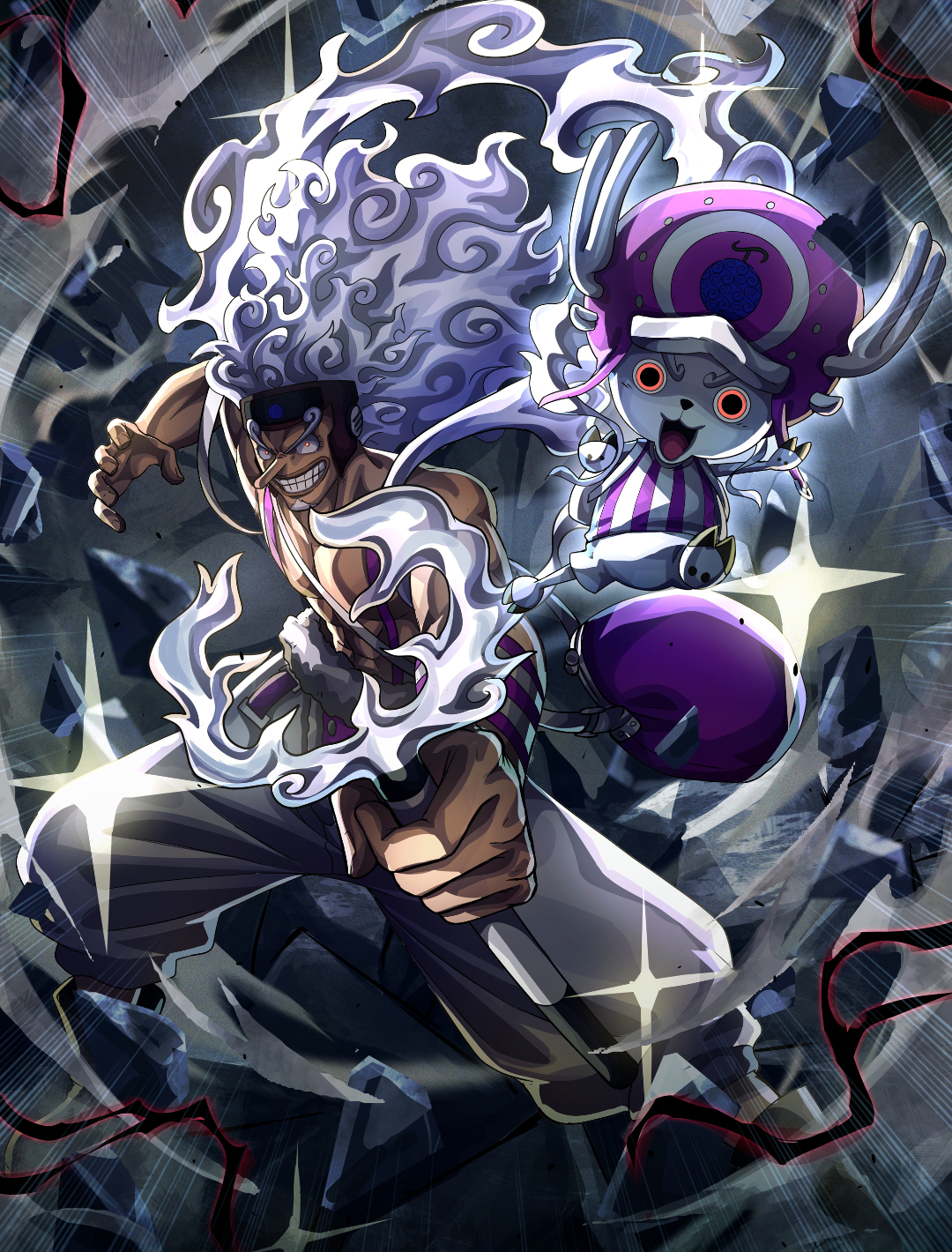 Gear 5 Crew - Vers. 4 Holo Sleeves (70 PCS)