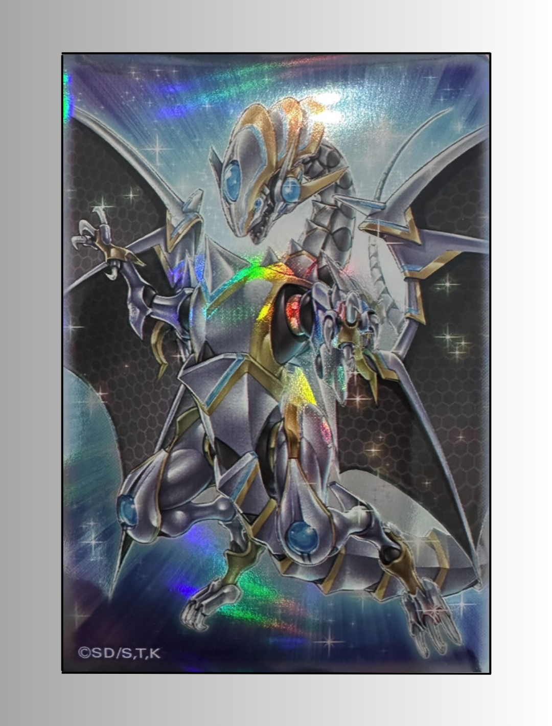 Yu-Gi-Oh! Card Sleeves - blue -eyed sparkling dragon (15 PCs)