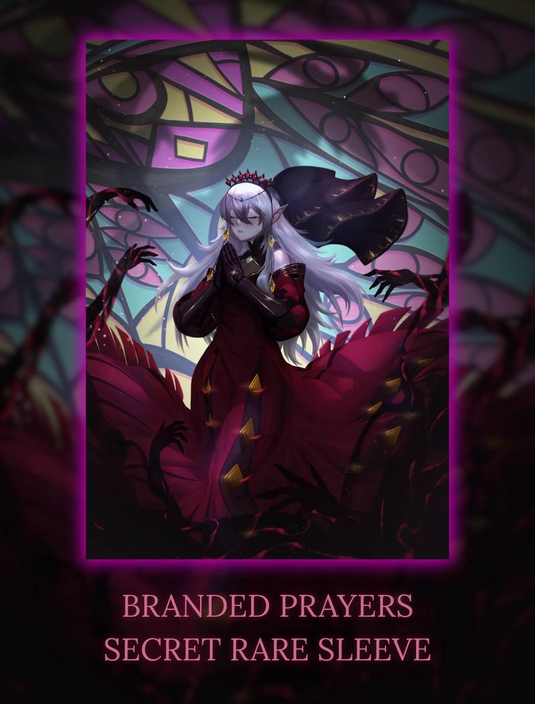 rwby card sleeves Branded Prayers Holo Sleeves (70 PCS) – sleevechief