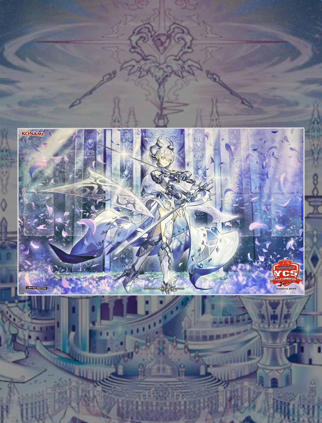 Yugioh ufficiale YCSJ 2023 Nagoya Lady Labrynth of the Silver Castle Playmat
