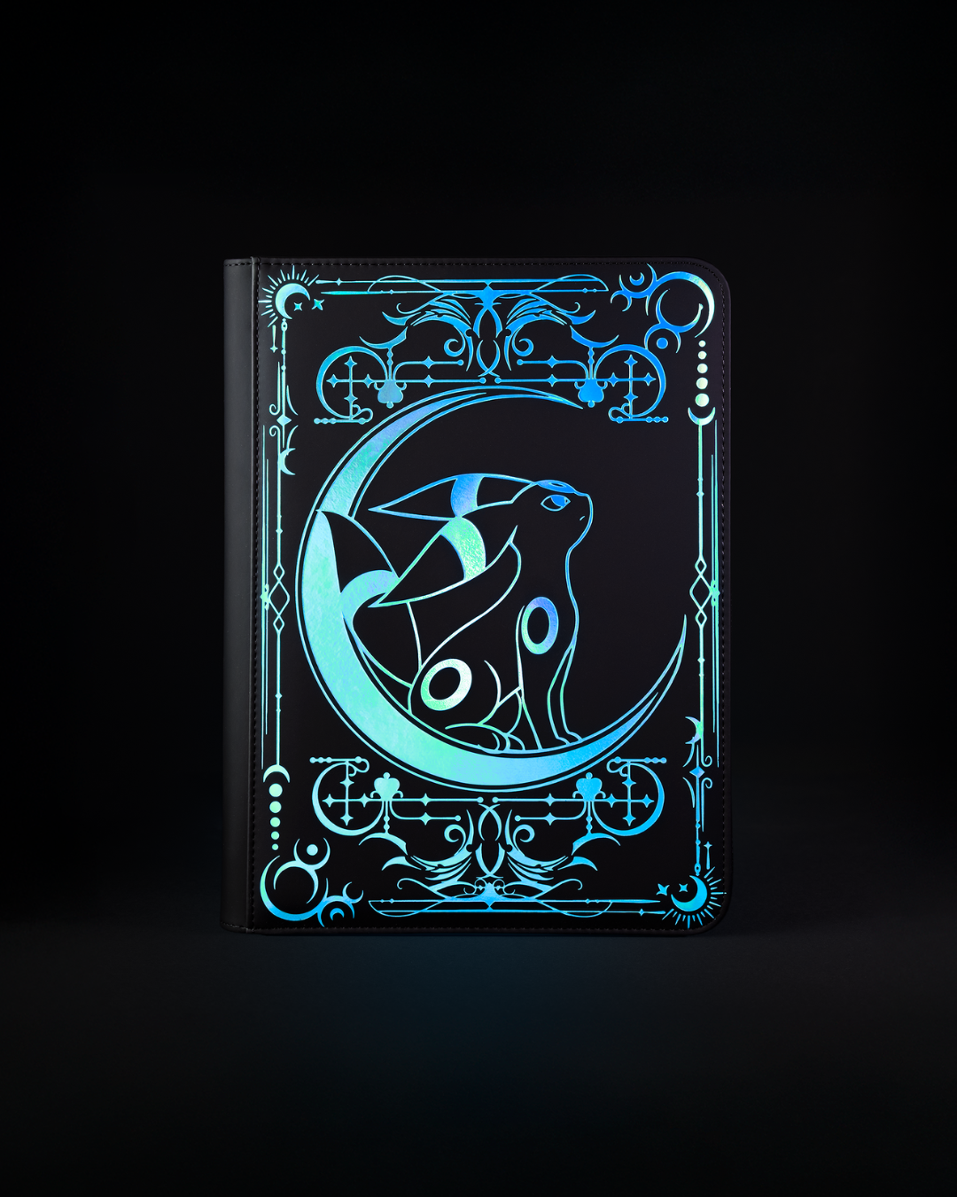 Lunar Shadow Shiny 9-Pocket Trading Card Binder - sleevechief