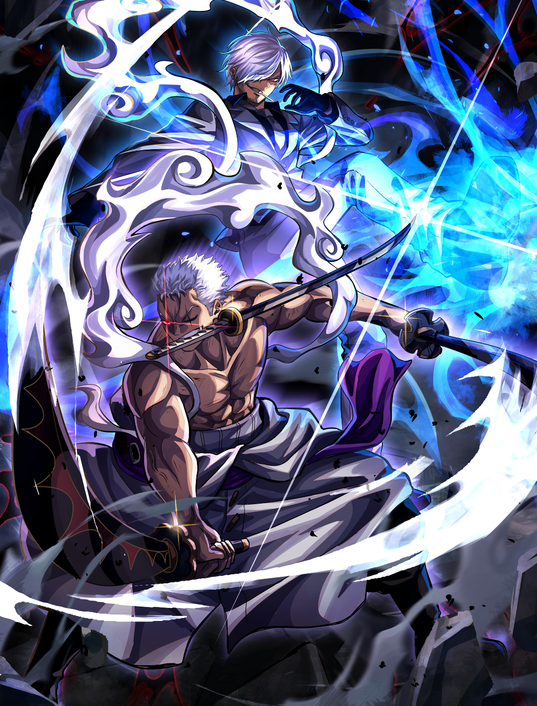 Gear 5 Crew - Vers. 2 Holo Sleeves (70 PCS) - sleevechief