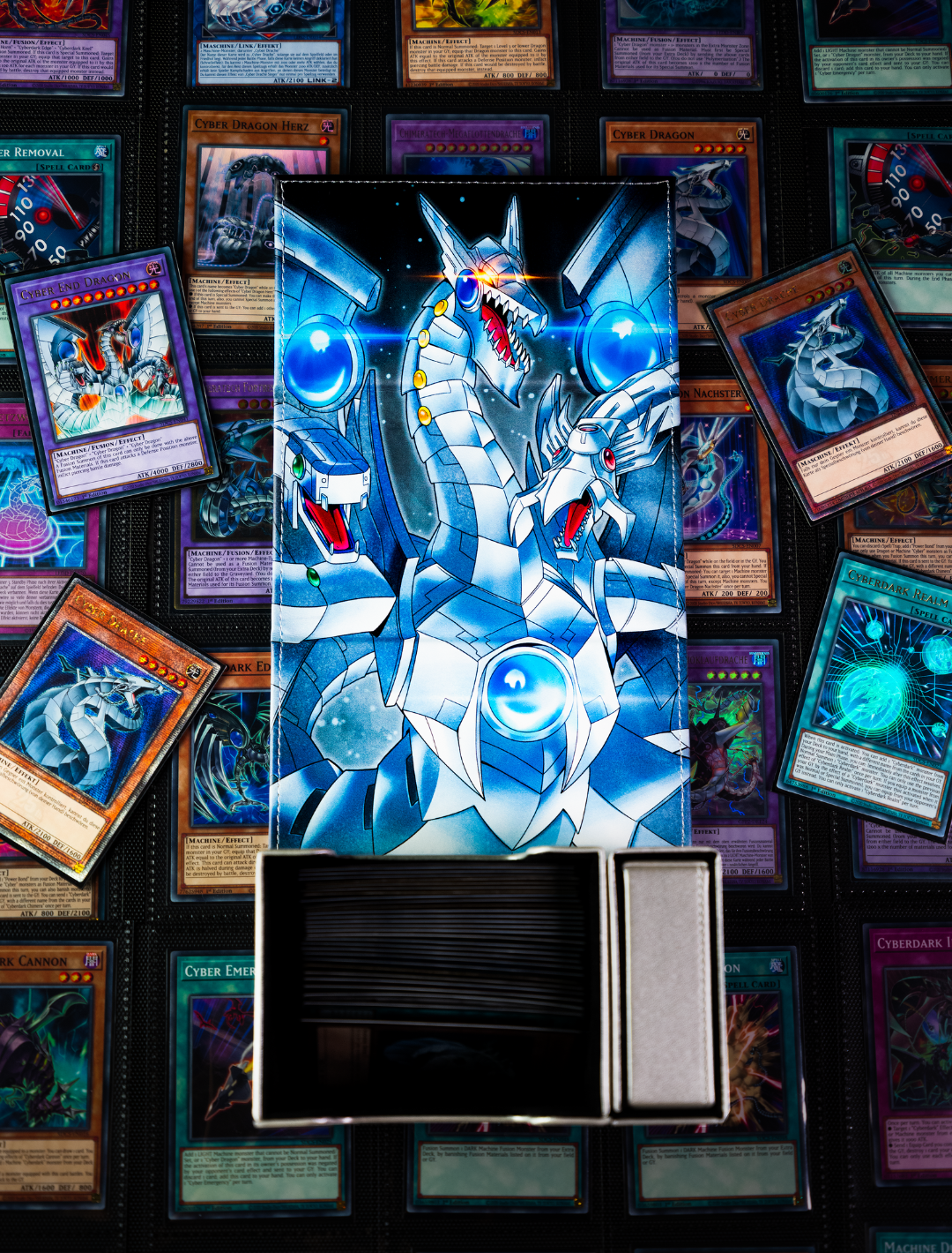 cyber dragon card sleeves Cybernatic Dragon Deckbox – sleevechief