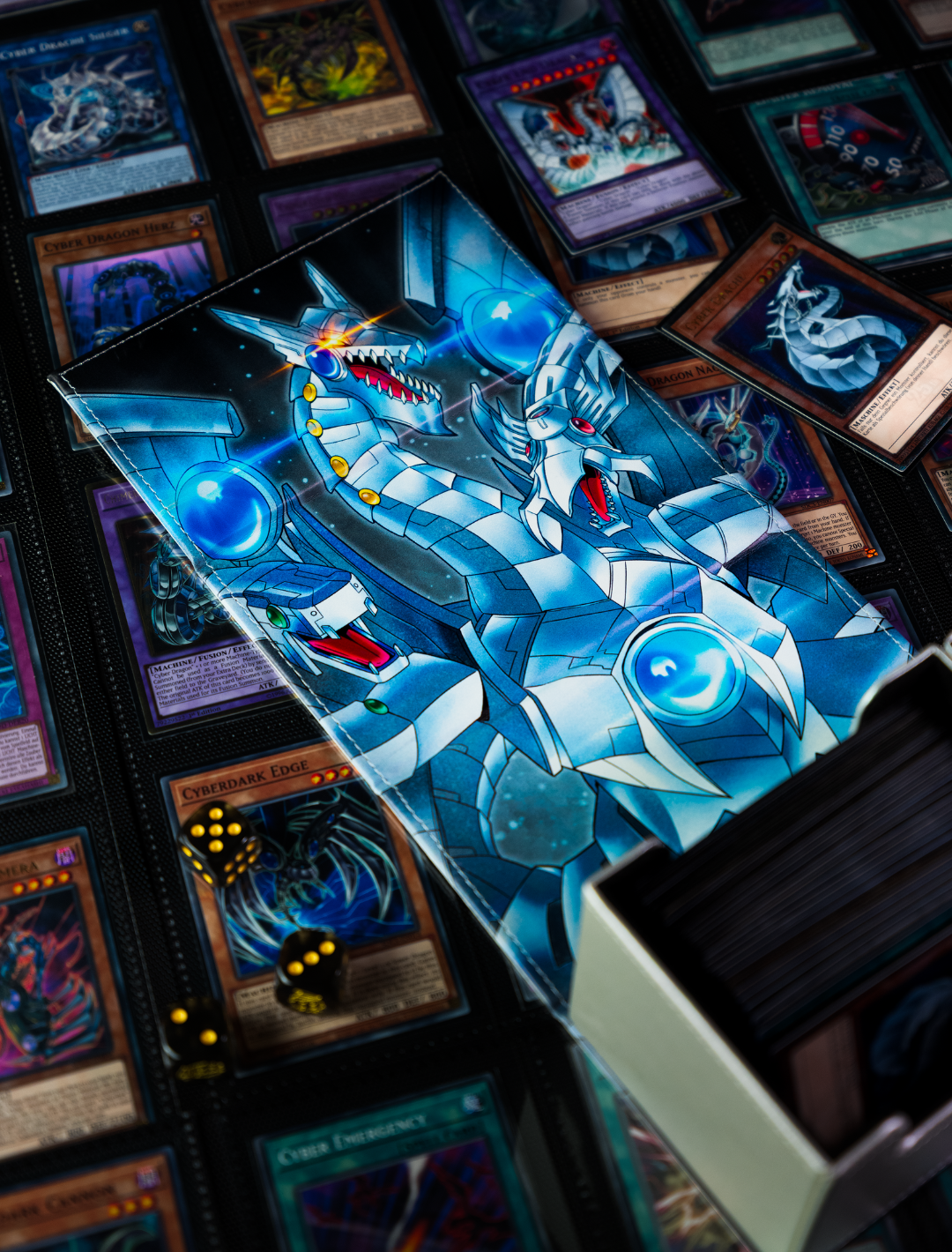 cyber dragon card sleeves Cybernatic Dragon Deckbox – sleevechief