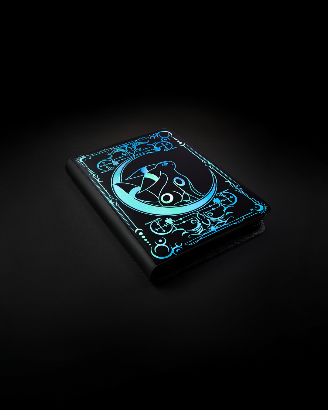 Lunar Shadow Shiny 9-Pocket Trading Card Binder - sleevechief