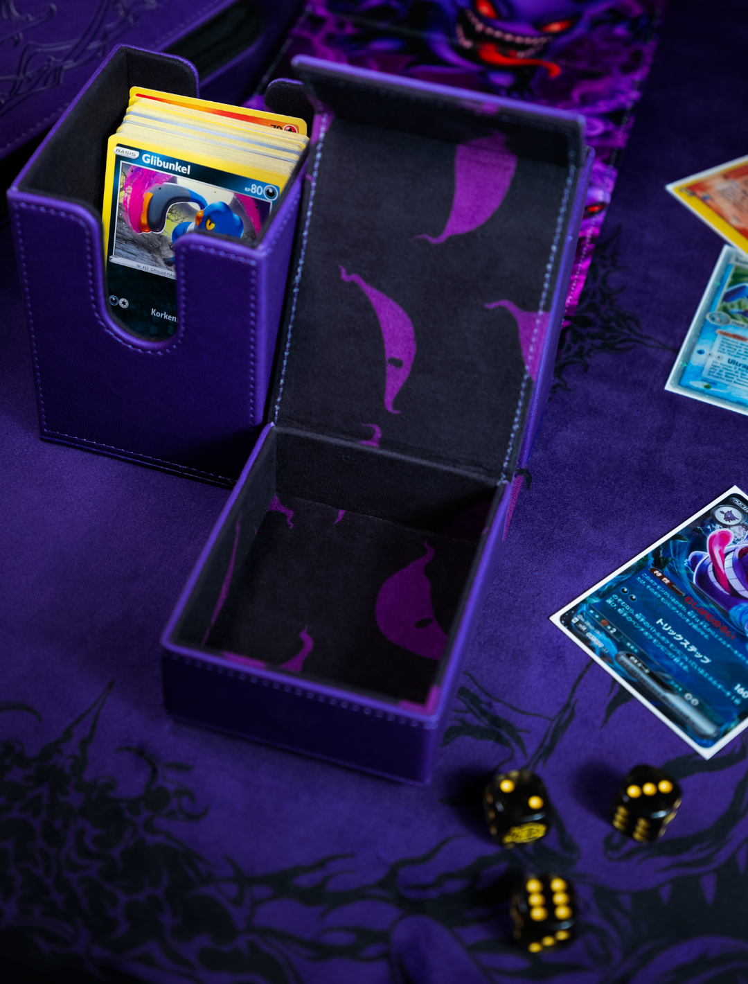 Purple Evil Deckbox - sleevechief