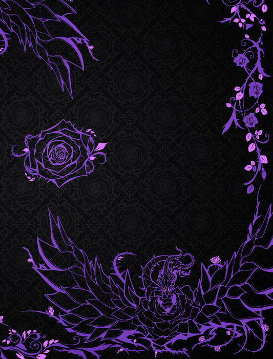 DARK ROSES 2-Player Cloth Playmat