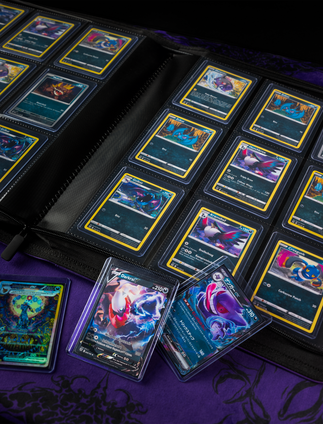 Purple Evil - Toploader Trading Card Binder - sleevechief