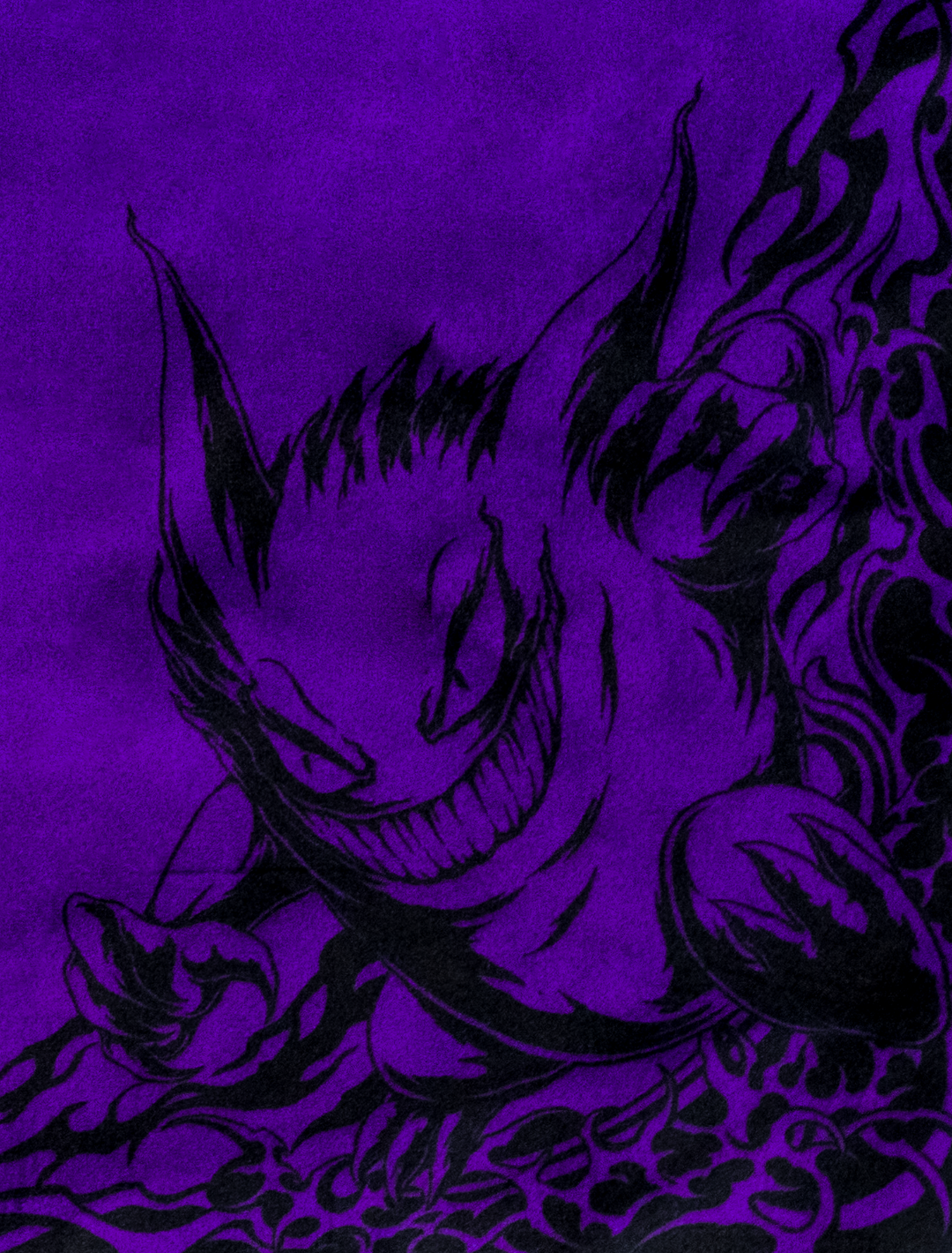 Purple Evil - 2-Player Cloth Playmat