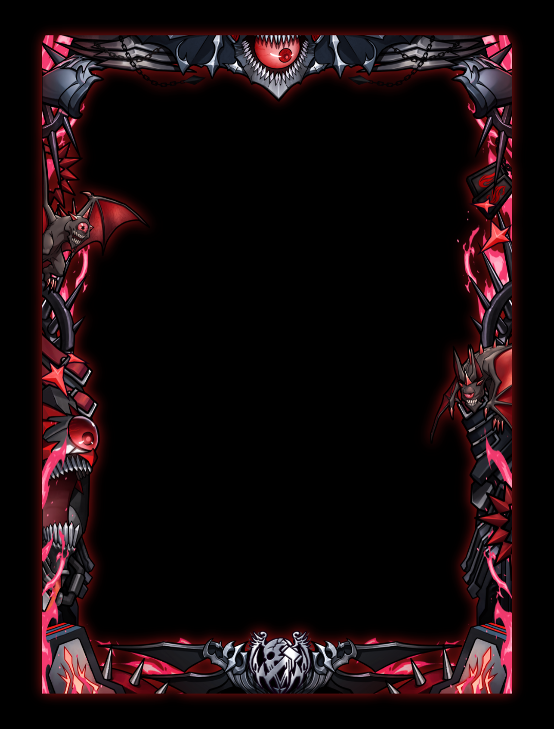 Demons Hell - Yugioh Border Sleeves (70stk)