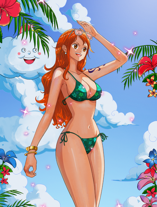 Nami Holo Card Sleeves (70PCS)