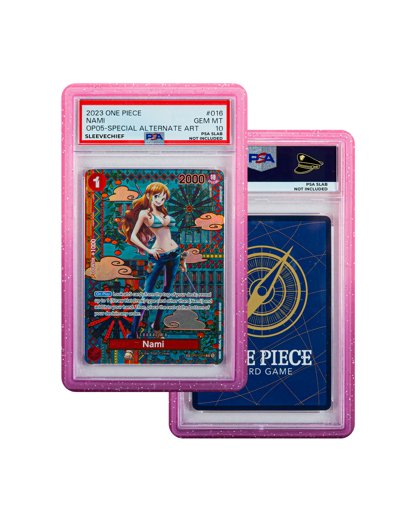 Cosmic Pink - Parachoques de tarjetas graduadas