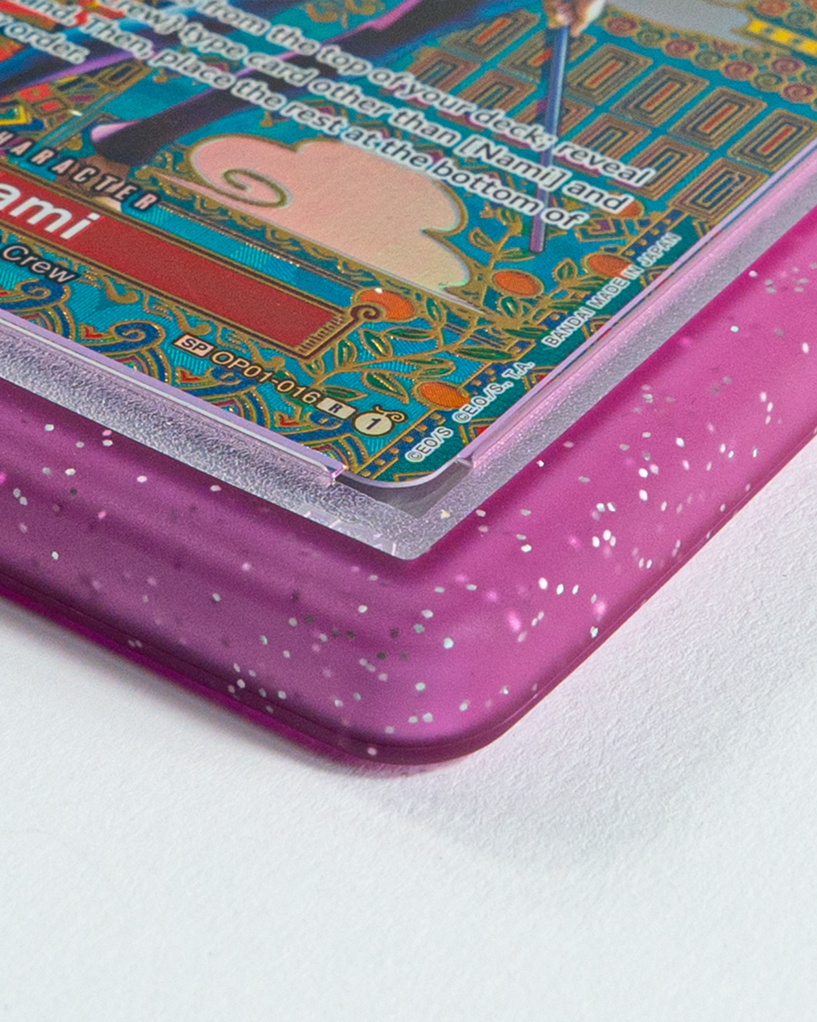 Cosmic Pink - Parachoques de tarjetas graduadas