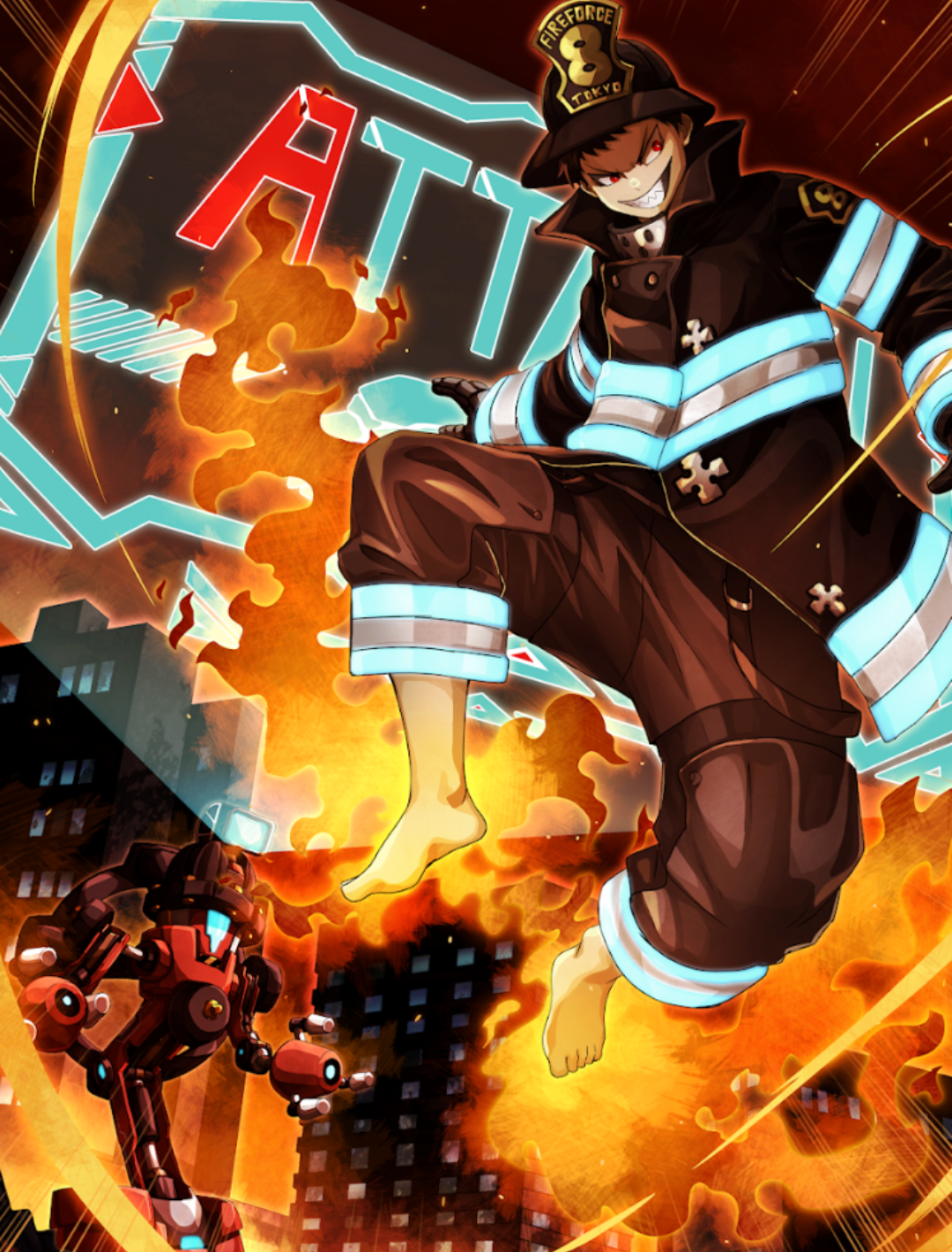 Rescue Ace X Fire Force Card Sleeves