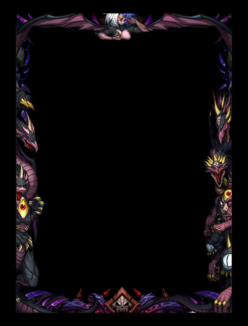 YUBEL TERROR Yugioh Border Sleeves (70 STK) sleevechief