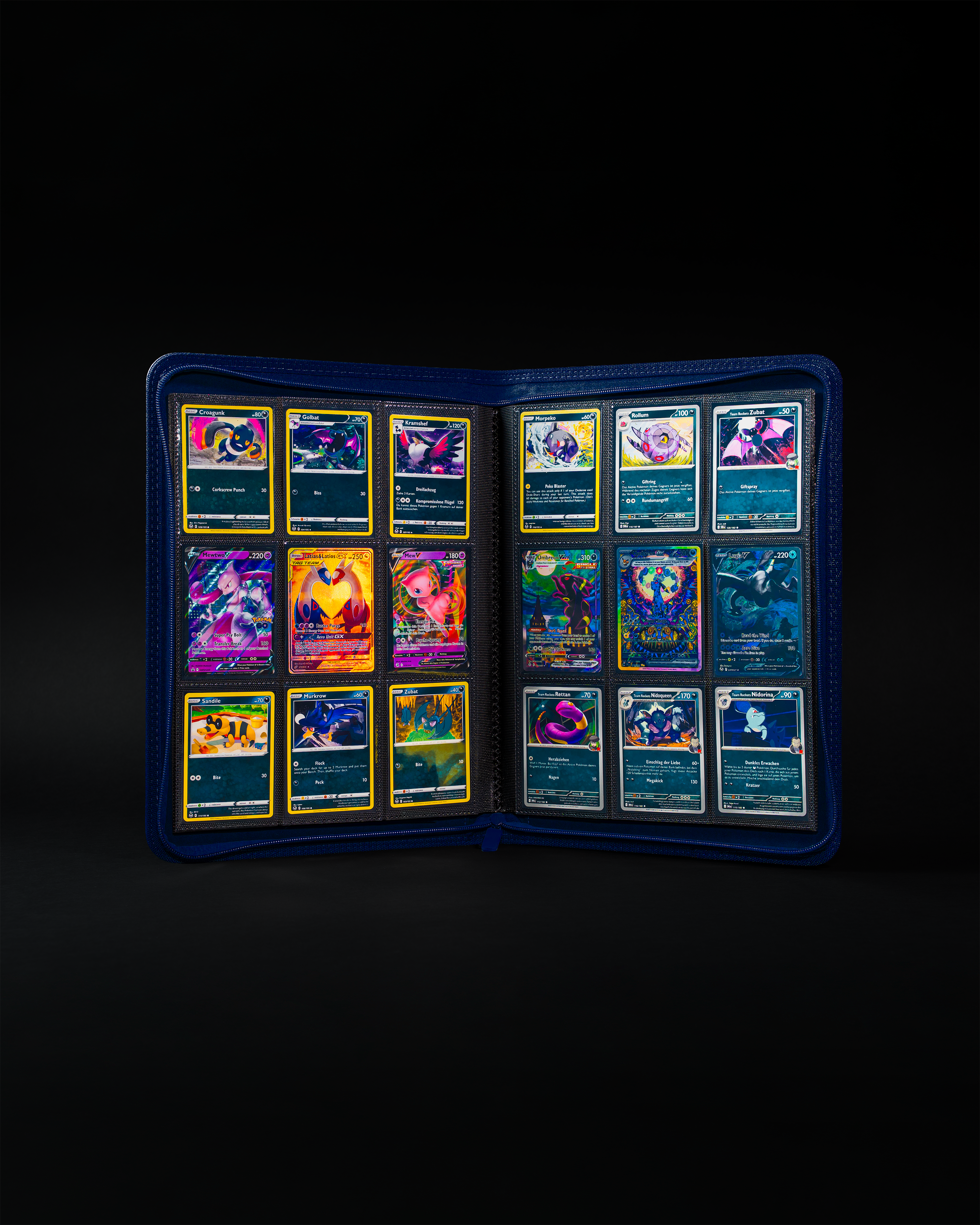Night Blossom - 9-Pocket Trading Card Binder - sleevechief