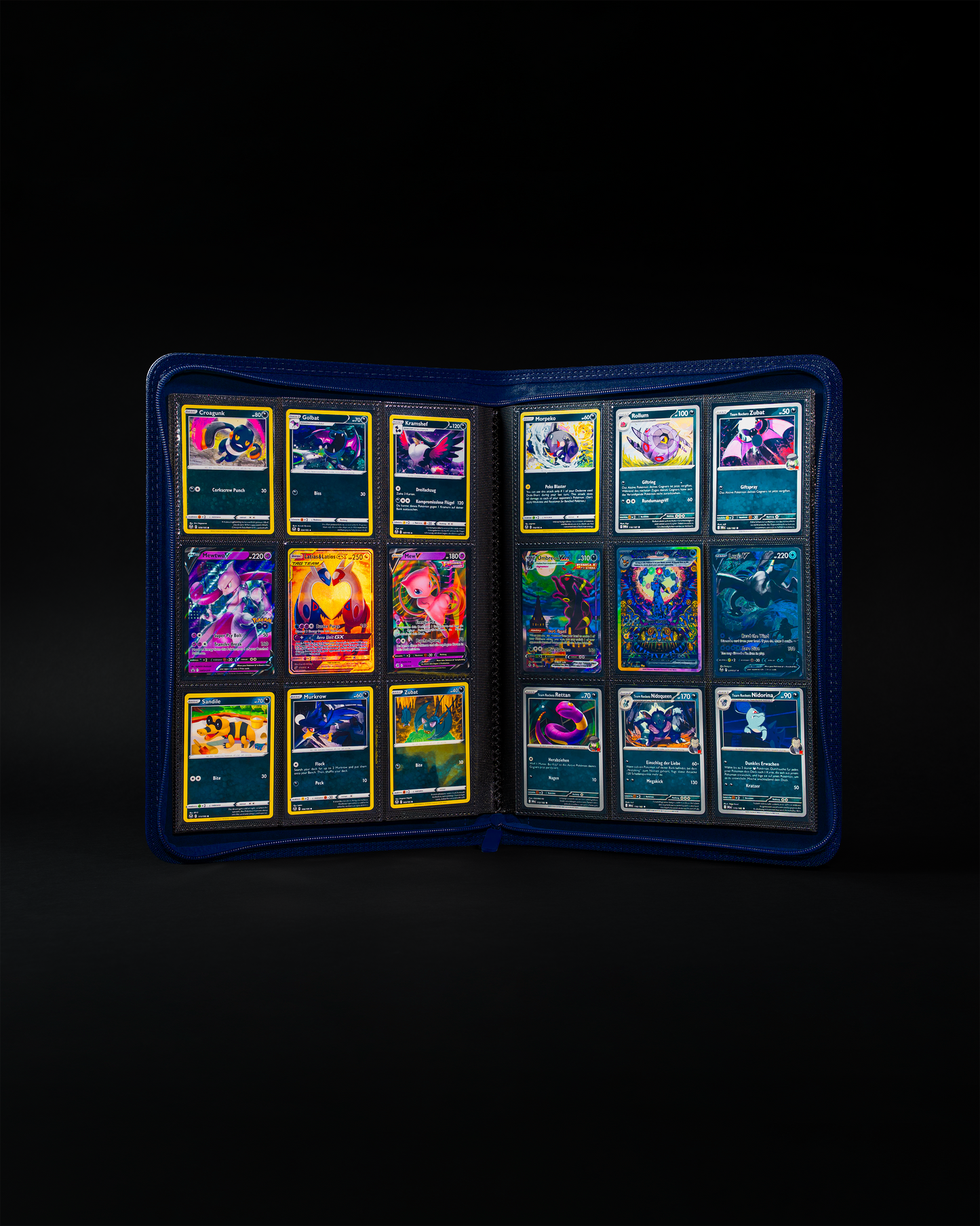 Night Blossom - 9-Pocket Trading Card Binder - sleevechief