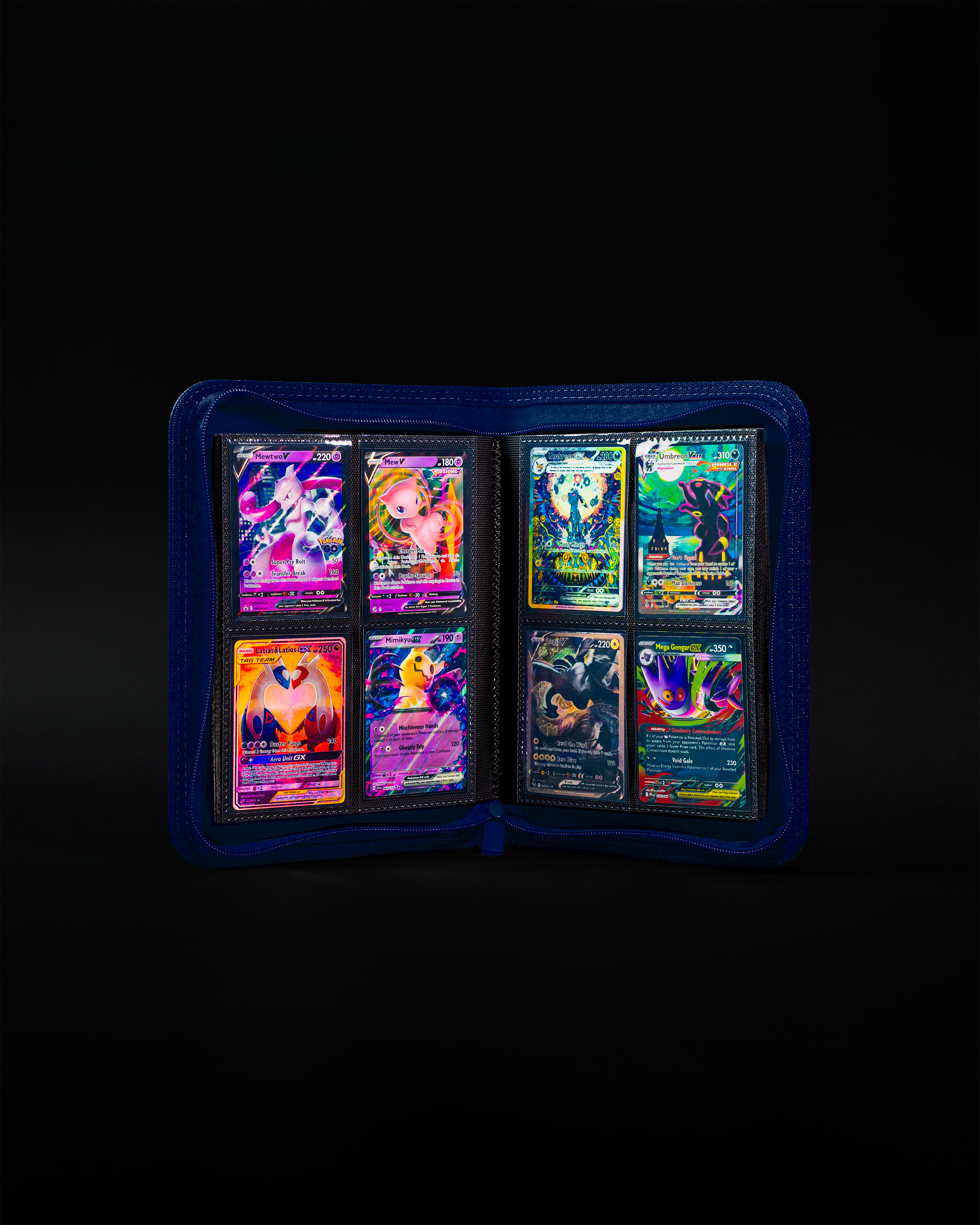Night Blossom - 4-Pocket Trading Card Binder - sleevechief