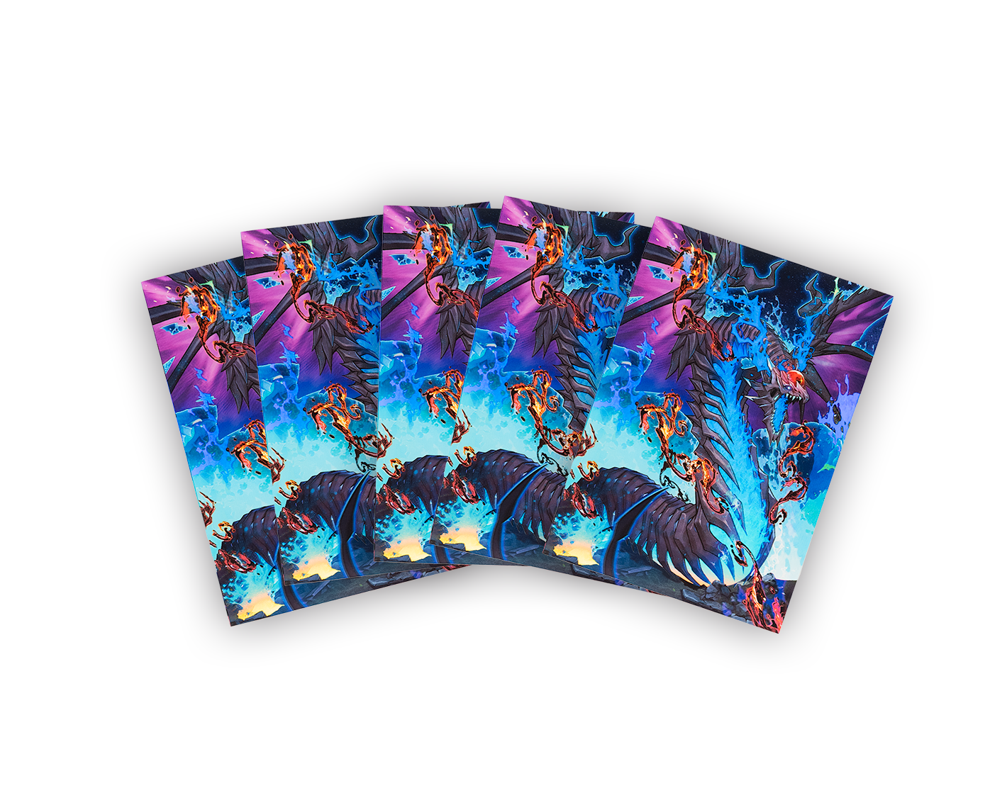 Snake Eyed Dragon Card Sleeves (70 PCS)