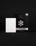 ELITE SERIES - Soft Matte Snow White Color Sleeves (100PCS) - sleevechief